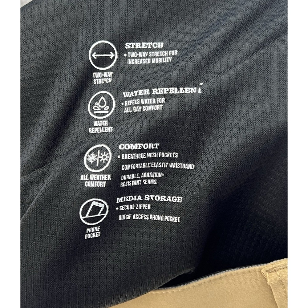 Orvis Tech Cargo Pants Mens Size 34x30 Nylon Stretch Pockets Water Repellent - Picture 4 of 12